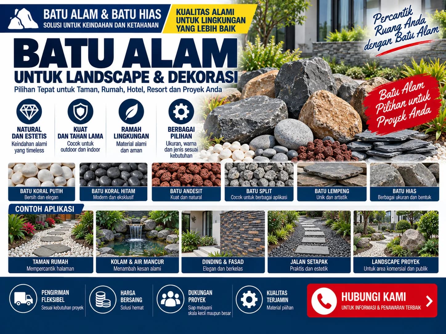 Pasokan Jangka Panjang Batu Karang