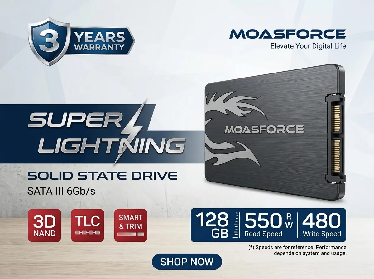 Dijual SSD Midas Force 128GB Original
