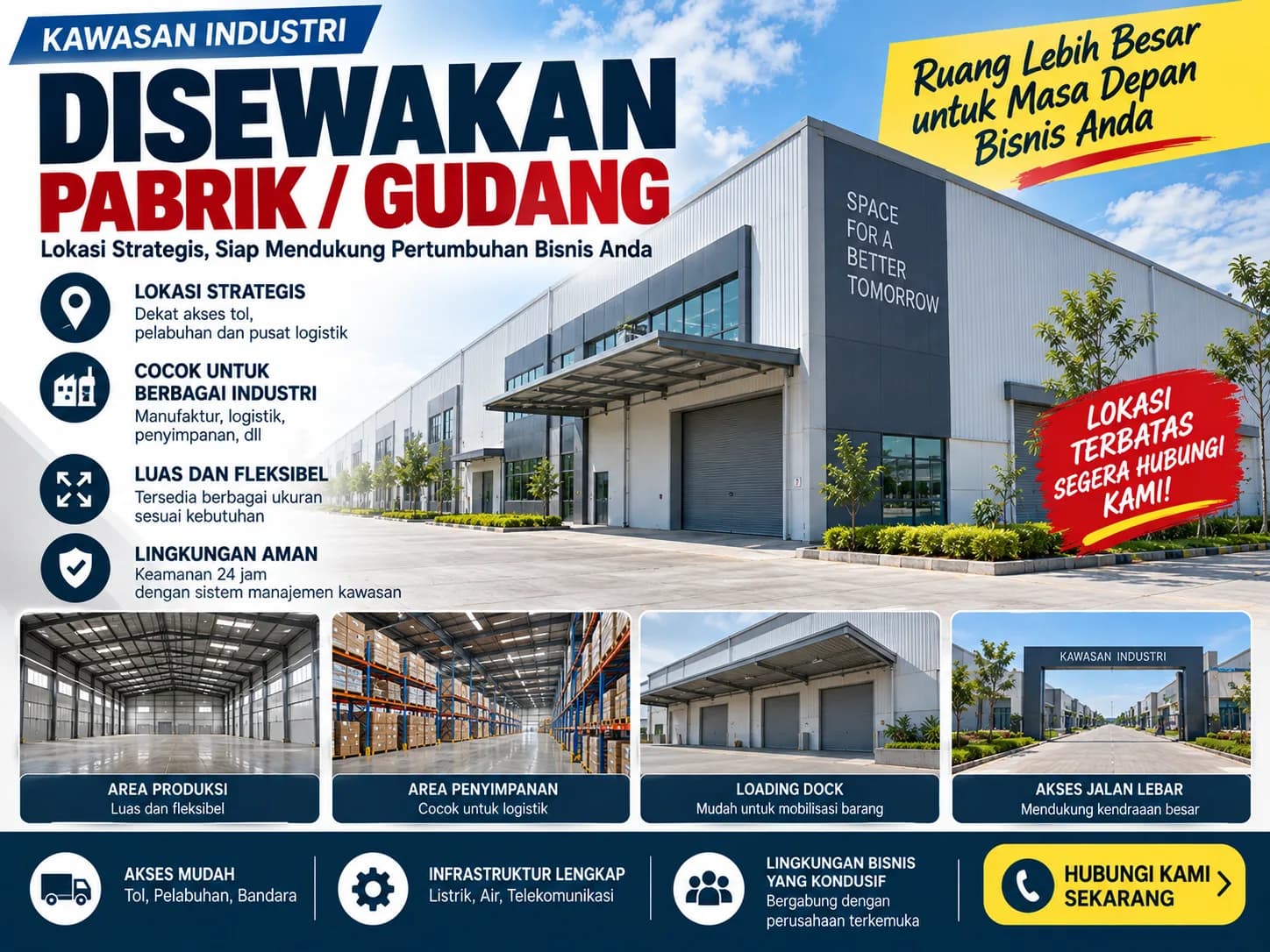 Permintaan Sewa Gedung Industri