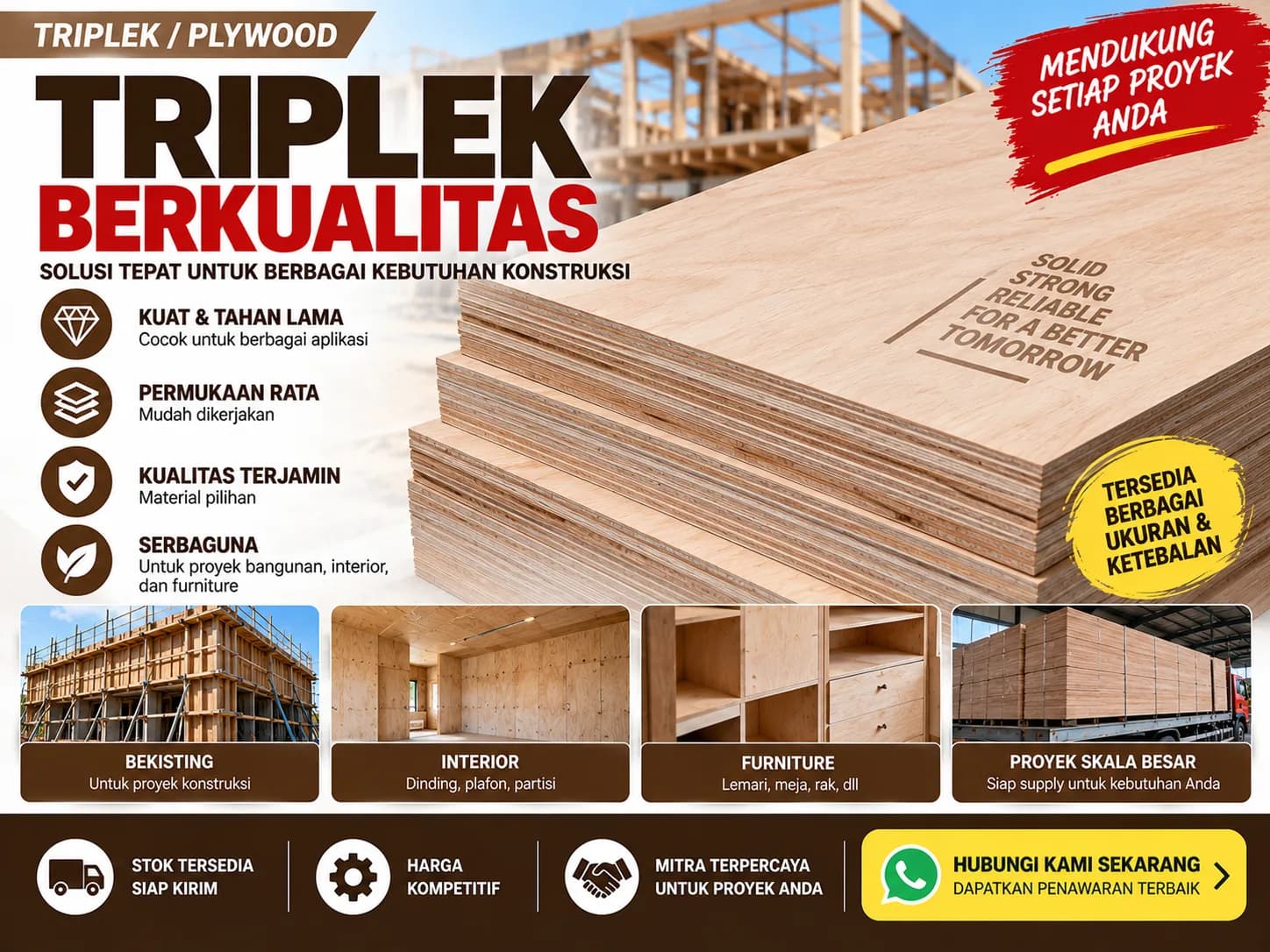 Plywood Siap Kirim