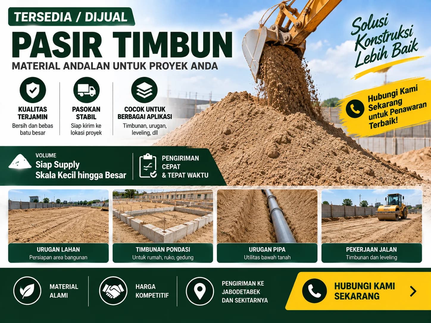Mengambil Pesanan Pasir Isi Ulang