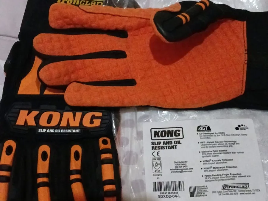 手套 – KONG® SDX02-04-L – 防滑和抗油
